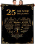 Golden Wedding Anniversary Blanket A Perfect Gift for Your Parents